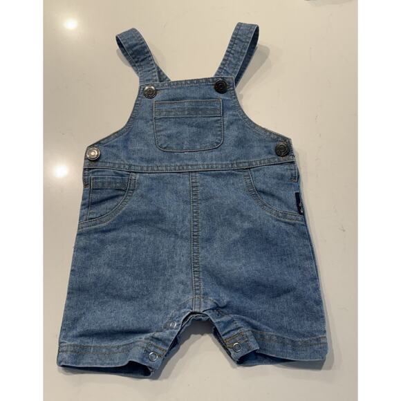 Ben Sherman Jean Overalls Baby Size 12 Months Lightweight Denim - Picture 1 of 8